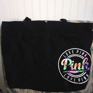 Pink large spring break bag